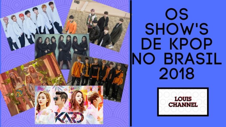 Agenda de Show de K pop No Brasil
