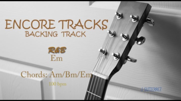 Backing track  R&B Em