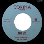 DOUG JOHNSON & THE OUTLAWS: The Lip (Corina Records) 1963 R&B instro groover