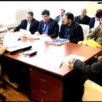 Advisor G Chairing a Review Meeting of R&B Deptt