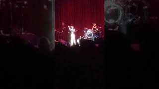 British R&B singer Lisa Stansfield in concert