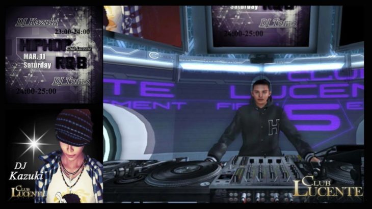 DJ Kazuki ♫♦ ★♫ HIPHOP + R&B ★ ♦♫    Club Lucente Second Life
