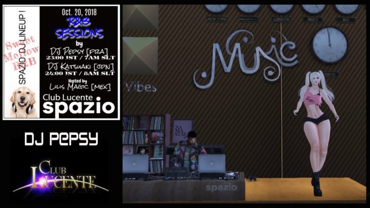 DJ Pepsy  ♫♦ Sweet Mellow R&B ♪ ❤ ★ ♦♫ Club Lucente Second Life