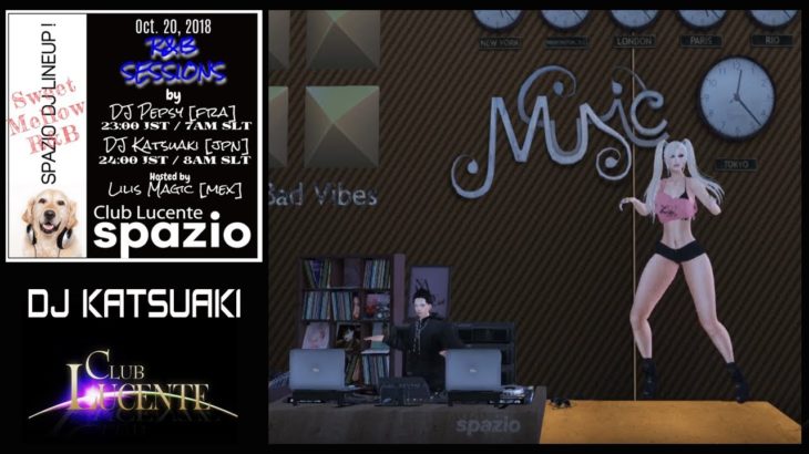 DJ katsuaki  ♫♦ Sweet Mellow R&B ♪ ❤ ★ ♦♫ Club Lucente Second Life1