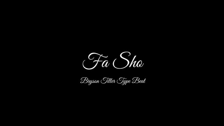 Fa Sho Bryson Tiller Type Beat R&B Trap Instrumental Produced By DJ Mauri B