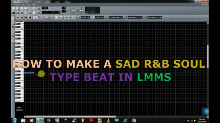How To Make A Sad R&B Type Beat In LMMS