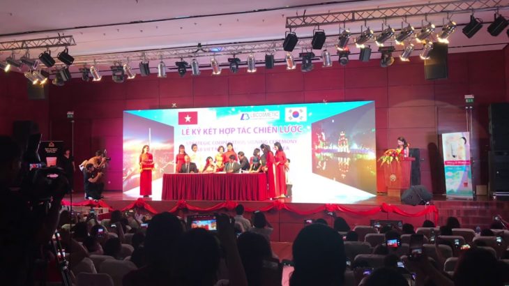 LỄ KÝ KẾT HỢP TÁC giữa tập đoàn LBCOSMETIC HQ và R&B Việt Nam.