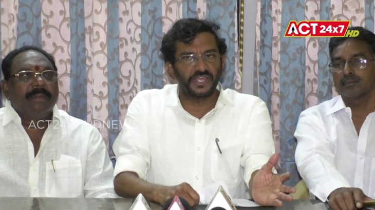 Minister Somireddy Chandramohan Reddy Meeting At R&B Gest House
