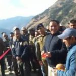 Sunil Sharma inauguration of Galigad  Kunja road  under PWD (R&B) Kishtwar