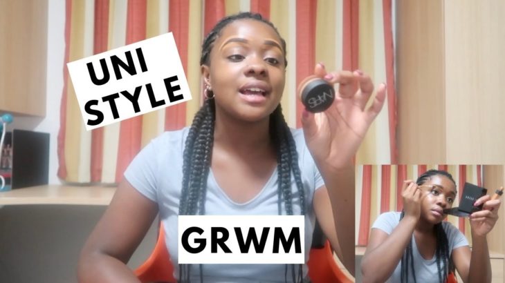 GRWM at University! | Chilling to Old School R&B