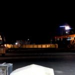 Iron Gudders unloading near Ganganamma bridge on R&B Road , Tenali