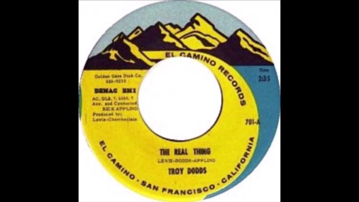 Troy Dodds.     “The real thing.”     R&b, ballade male voice.   Pierot.