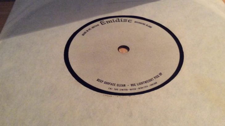 1960s R&B Emidisc 7” acetate- goodbye girl-unknown artist unreleased ?