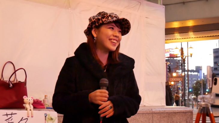 菜々「恋におちたら」(Crystal Kay)方向性をR&B系にします、毎回新しい出会いが有って凄い嬉しいVer 2019/01/20 大阪 難波 なんば駅5番出入口