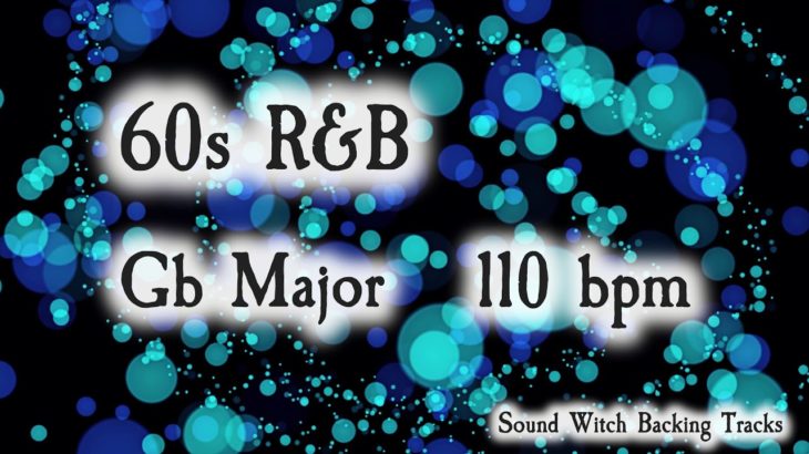 60s R&B Backing Track in Gb Major | 110 BPM