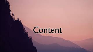 Content – HipHop R&B Instrumental Beat