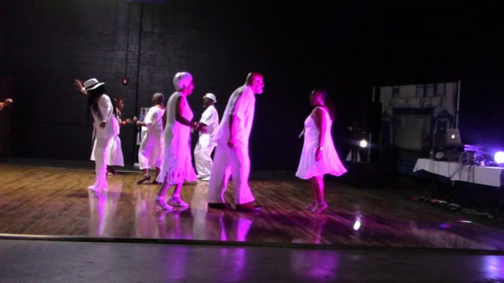 Folks Cuttin a Rug at the 2018 R&B Hall of Fame All White Party
