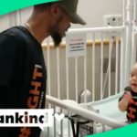 R&B superstar shows up for baby’s good news