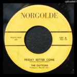 The Daytons – Friday Better Come – 1958 R&B Vocal Group
