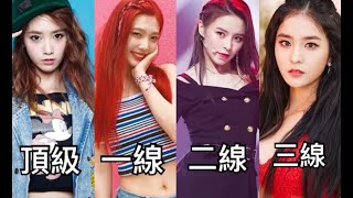 如何區分頂級到18線的女團？| 18線的連名字都沒聽過？