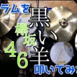 【欅坂46最新曲】黒い羊を好き勝手にアレンジしてドラムを叩いてみた