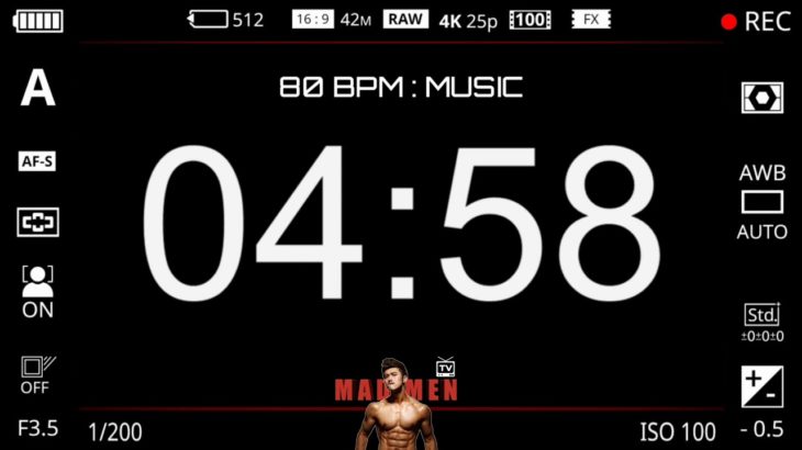 BPM TRAINING: 80BPM R&B MUSIC 2