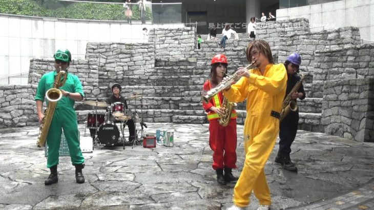 「見上げてごらん夜の星を」【HIBI★Chazz-K（Street Jazz Sax Ensemble）】