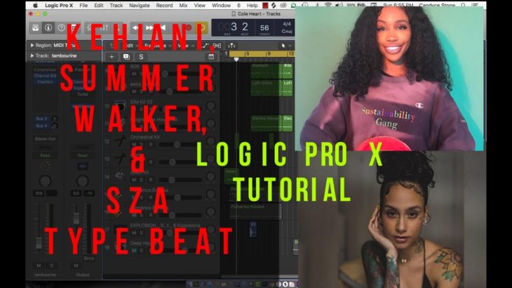Kehlani + Summer Walker + SZA Type R&B Beat | Tutorial in Logic Pro x