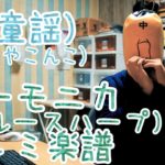 LV.5 雪(ゆきやこんこ)童謡 ハーモニカ(ブルースハープ)初心者のための練習楽譜的動画