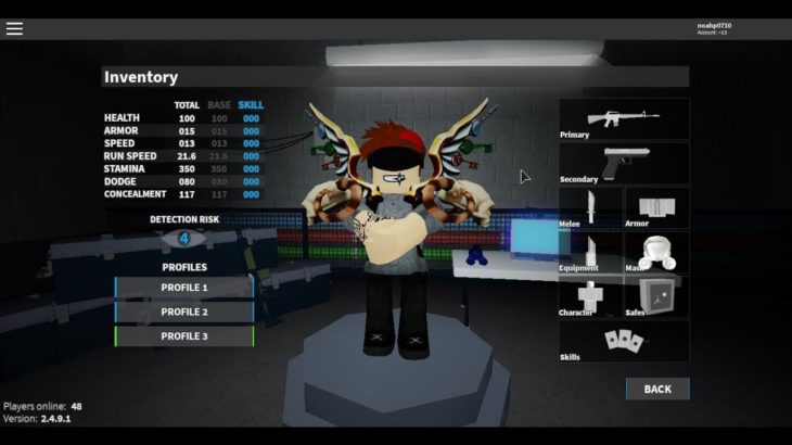 ROBLOX Notoriety – R&B bank with default weapons