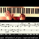 all of me jazz standard piano solo improvisation sheet music shingo segawa 4k
