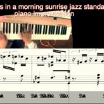 softly as in a morning sunrise voicing Sheet music  jazz standard  piano improvisation