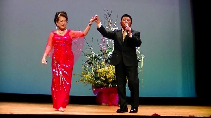 【新曲】　浅草めぐり逢い 　松本ミエ子＆君津鉄男　　日本歌謡演歌カラオケ動画投稿連盟デュエット部門最優秀歌唱賞コンビ　　愛本健二&美貴じゅん子曲