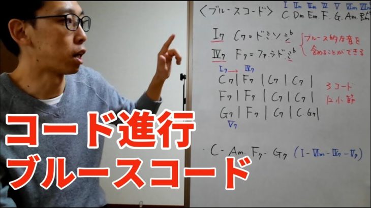 ギターで作曲するための音楽理論「ブルースコード」