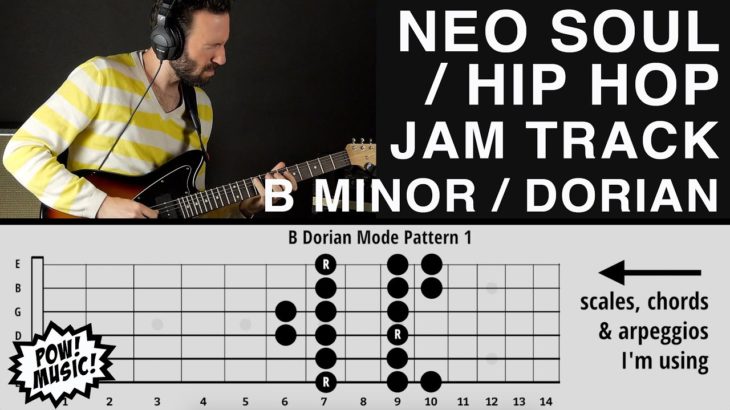 Funky Neo-Soul / Hip-Hop / R&B Jam Track – B minor Pentatonic / B Dorian Mode (Backing Play Along)