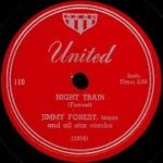 “Night Train” Jimmy Forrest (1952) R&B hit = tenor sax riff Duke Ellington’s “Happy Go Lucky Local”