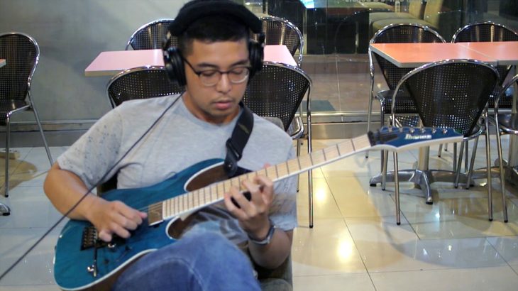 R&B Shred on Ibanez Prestige RG5120M Frozen Ocean