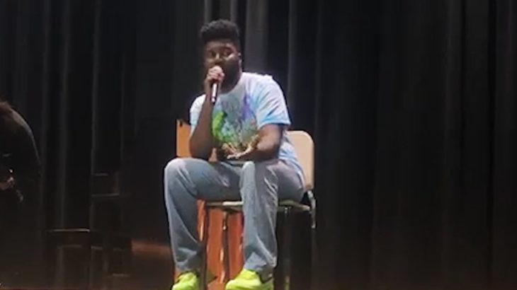 R&B singer Khalid inspires students during Upstate NY visit