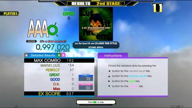 [SM5 / DDR A] Let the beat him em! ~CLASSIC R&B STYLE~ Expert Mode Great Full Combo AAA