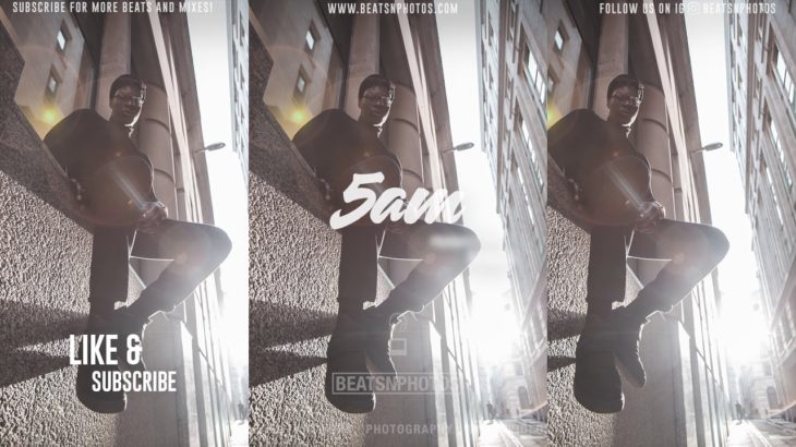 Slow minimal Hip Hop R&B Beat – 5am || @beatsnphotos on IG