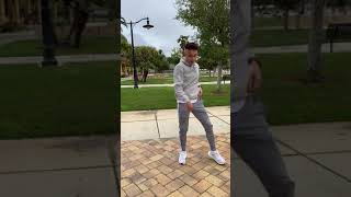 asian boy dances to r&b and speaker finishes first