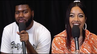 KHALID asks KIANA LEDÉ if her favorite R&B cover is his!