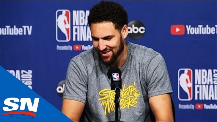 Klay Thompson Out On Drake’s R&B Songs During Finals | FULL Press Conference