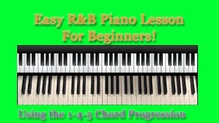 Rhythm And Blues (R&B) piano lesson for beginners