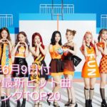 2019年6月9日付K-POP最新ヒット曲ランキングTOP20