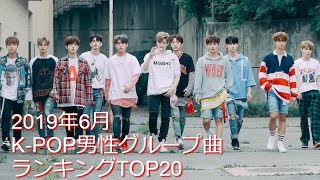 2019年6月K-POP男性グループ曲ランキングTOP20