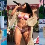 Ashanti R&B singer sexy stage performance
