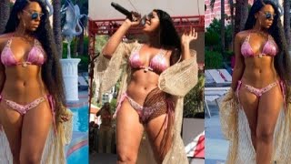 Ashanti R&B singer sexy stage performance