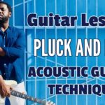 [R&B Acoustic Guitar] Pluck and Pick Technique