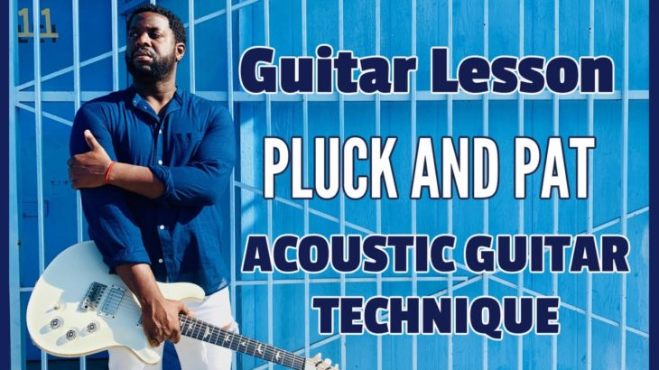 [R&B Acoustic Guitar] Pluck and Pick Technique
